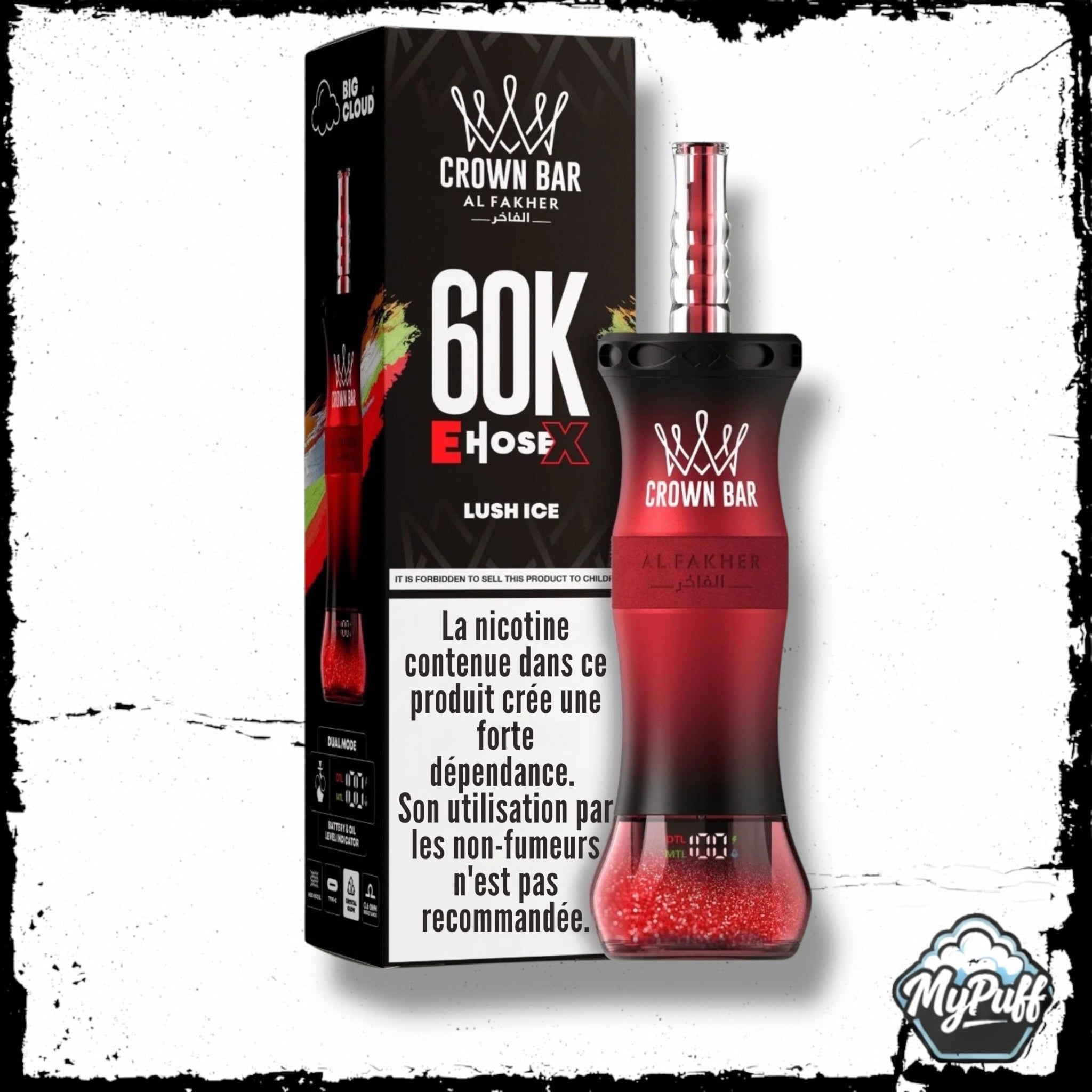 AL FAKHER 60K E-HoseX Crown Bar