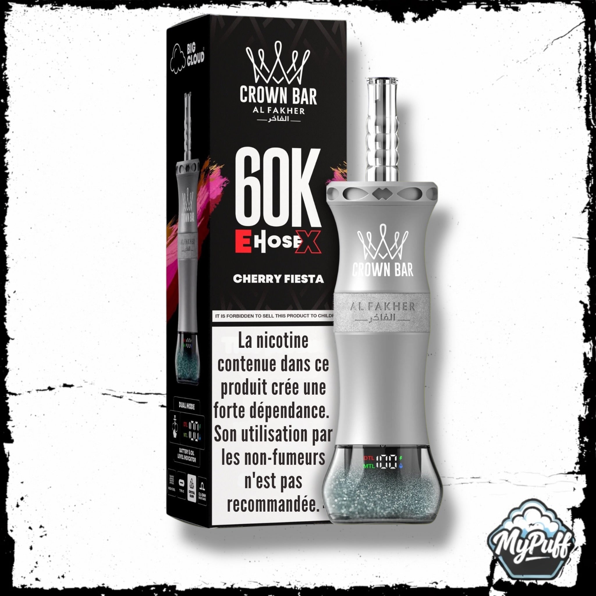 AL FAKHER 60K E-HoseX Crown Bar