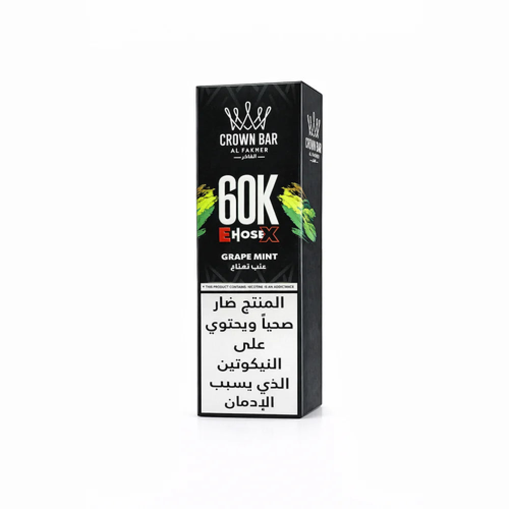 CROWN BAR ALFAKHER EHOSEX 60K PUFFS (6MG)