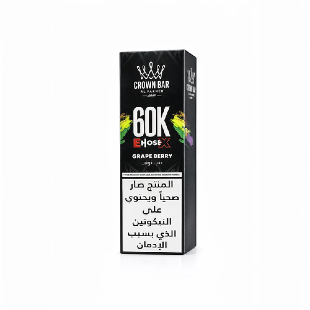 CROWN BAR ALFAKHER EHOSEX 60K PUFFS (6MG)